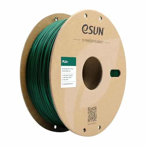 eSUN PLA+ Filament 1.75mm, 3D Printer Filament PLA Plus, Maatnauwkeurigheid +/- 0.03mm, 1kg Spoel (2.2 LBS) 3D Print Filament voor 3D Printers, Groen