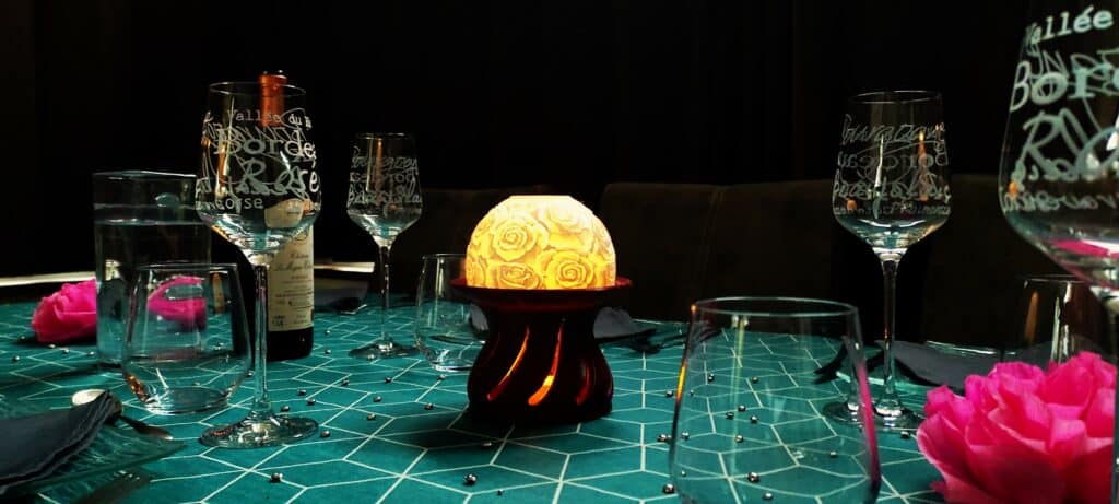 lithophane dome display