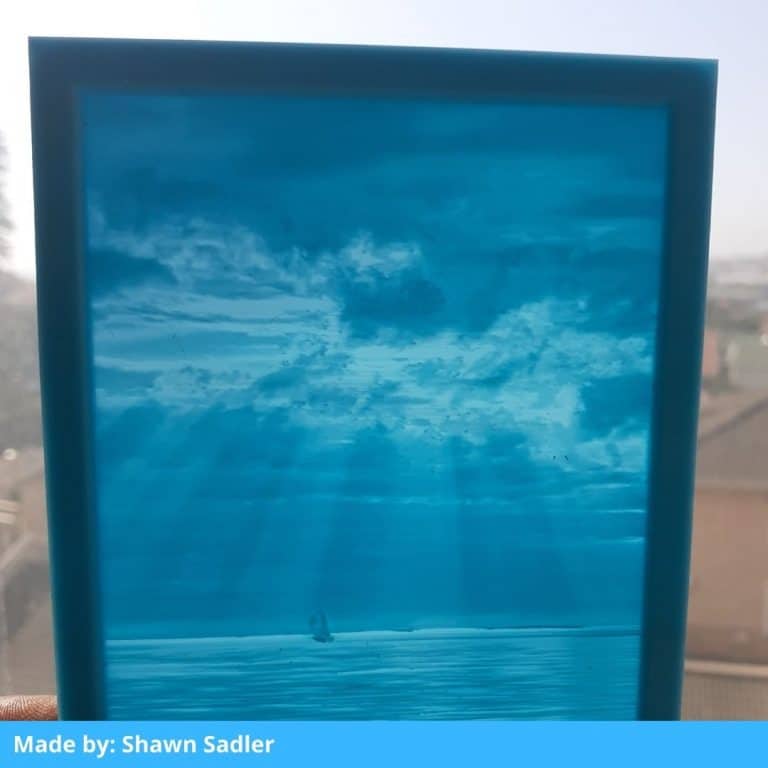 CCTREE PLA Filament blie lithophane