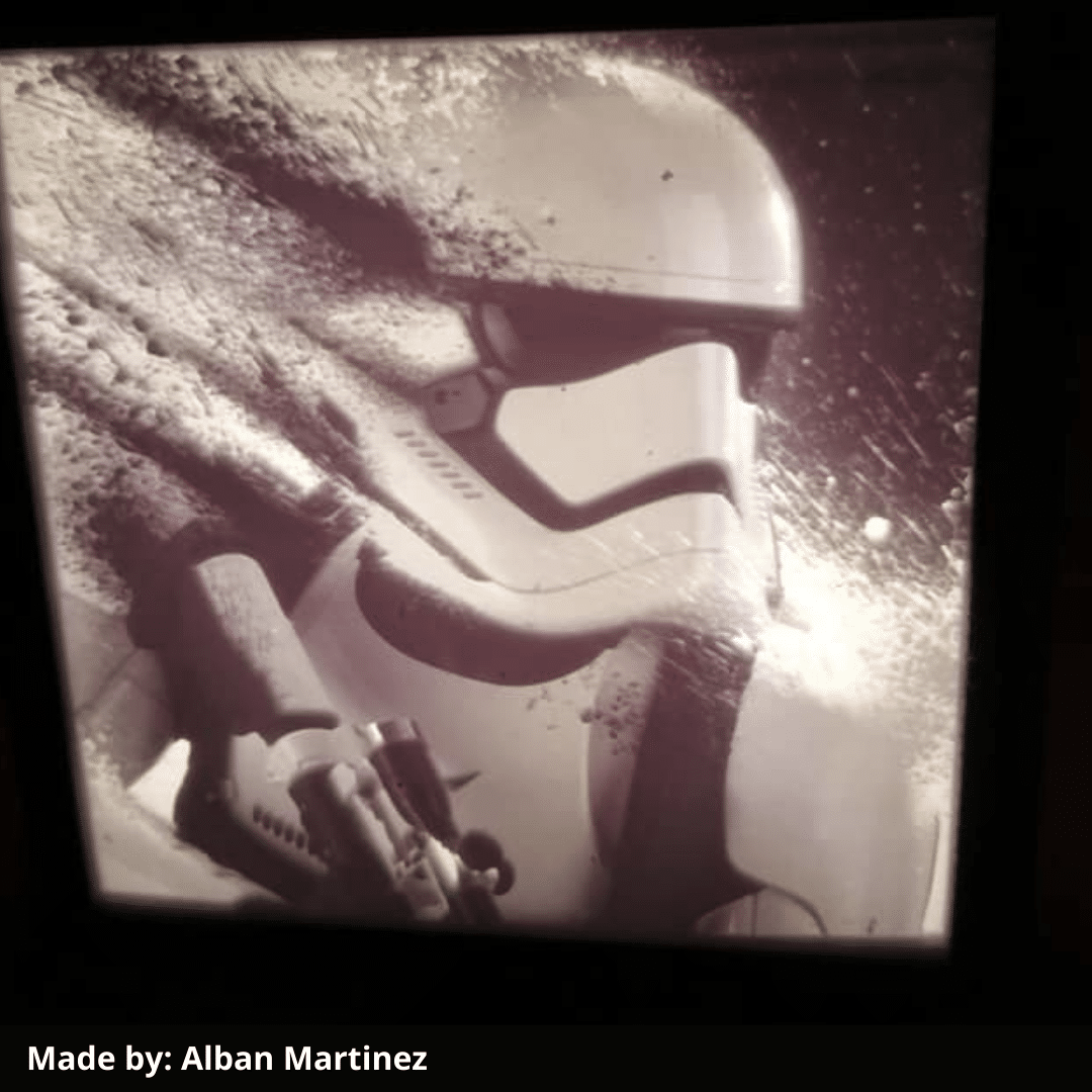 3D printer Resin Lithophane star wars